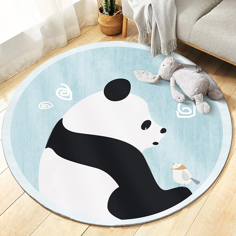 Unique Multicolor Kids Rug Polyester Animal Pattern Rug Washable Pet Friendly Non-Slip Carpet for Nursery Clearhalo 'Area Rug' 'Rug' 1780749