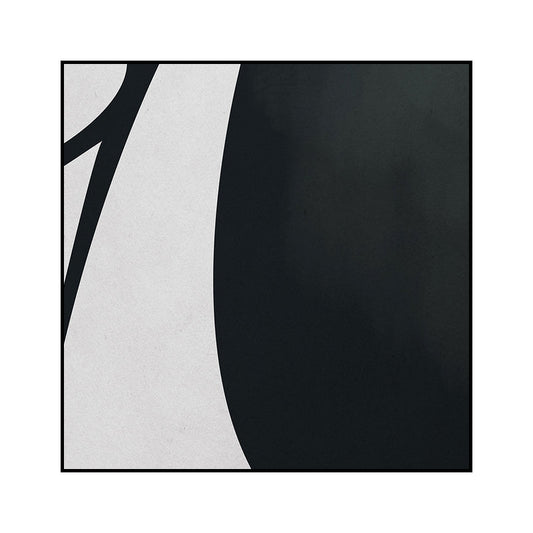 Minimalistic Abstract Drawing Canvas Art House Interior Wall Decor in Black and Grey - Clearhalo - 'Arts' - 'Canvas Art' - 1783295