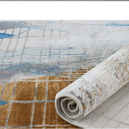 Feblilac Art Geometric Pattern Living Room Carpet - view 3