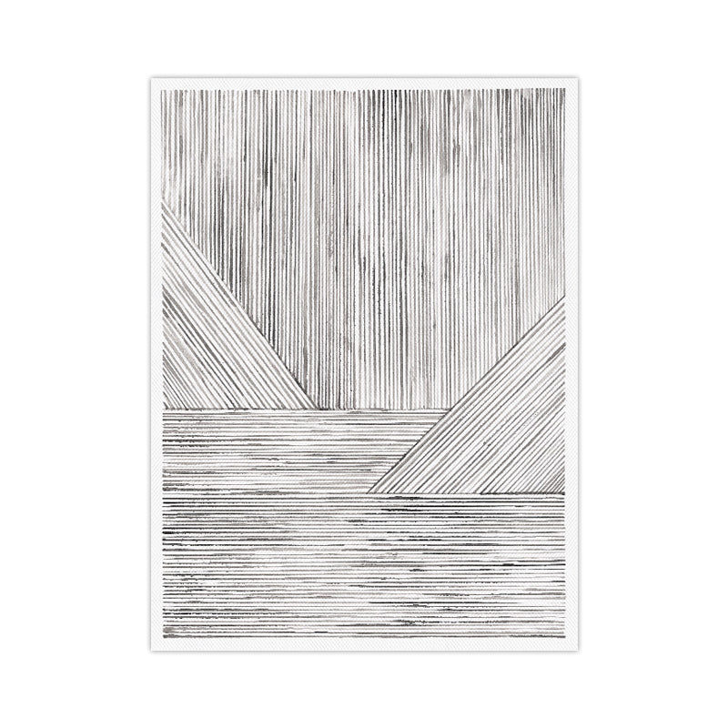 Illustration Devise Pattern Wall Print Dining Room Abstract Canvas in Light Color Clearhalo 'Arts' 'Canvas Art' 1808809