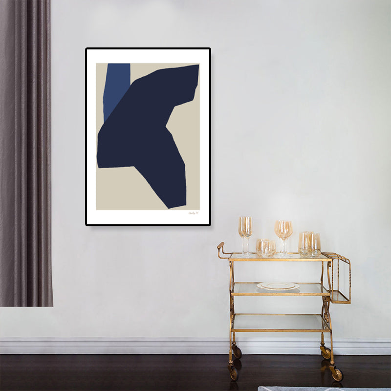 Devise Pattern Canvas Art Abstract Expressionism Textured Wall Decor in Soft Color - view 12