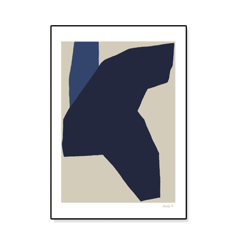 Devise Pattern Canvas Art Abstract Expressionism Textured Wall Decor in Soft Color - view 3