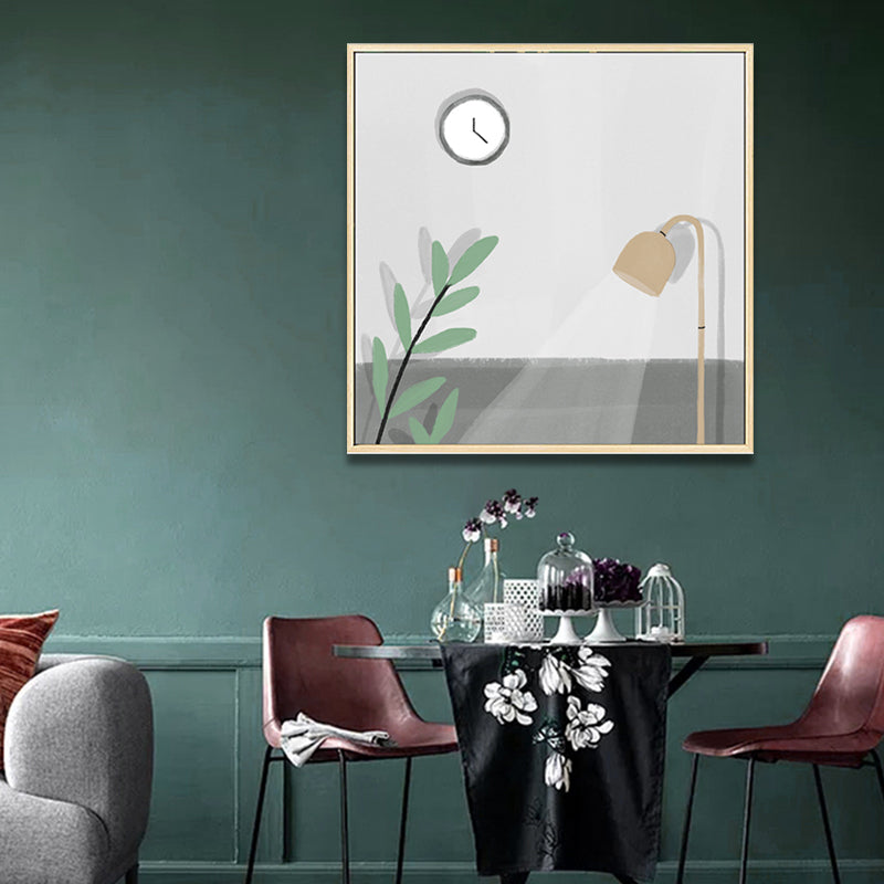Nordic Stylish Still Life Canvas Soft Color Textured Wall Art Print for Living Room - view 14