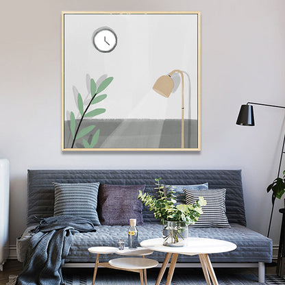 Nordic Stylish Still Life Canvas Soft Color Textured Wall Art Print for Living Room