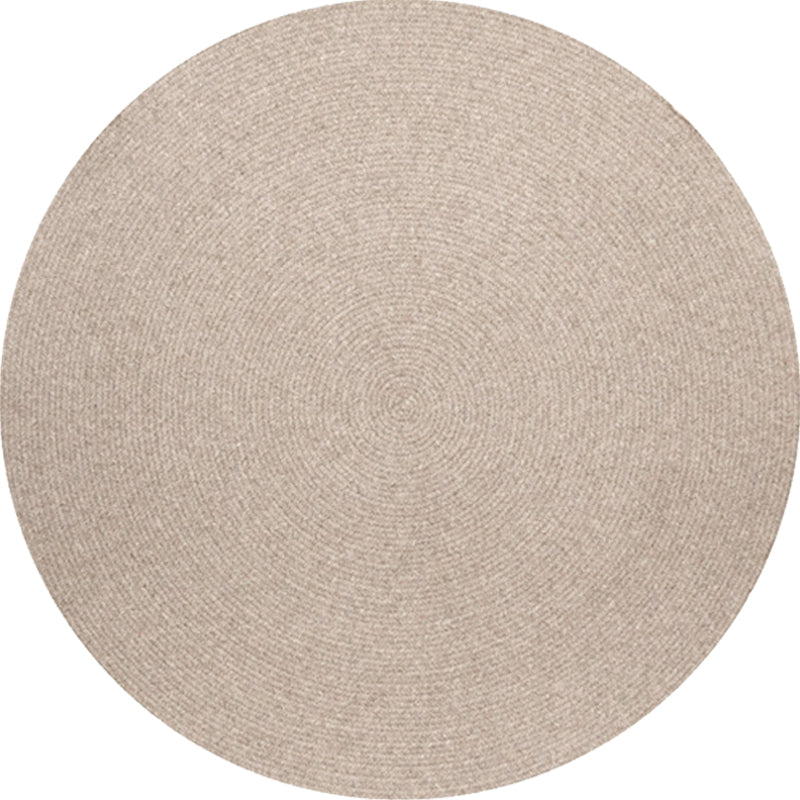 Simple Rustic Rug Wool Plain Rug Machine Washable Pet Friendly Non-Slip Carpet for Bedroom Clearhalo 'Area Rug' 'Rug' 1810522