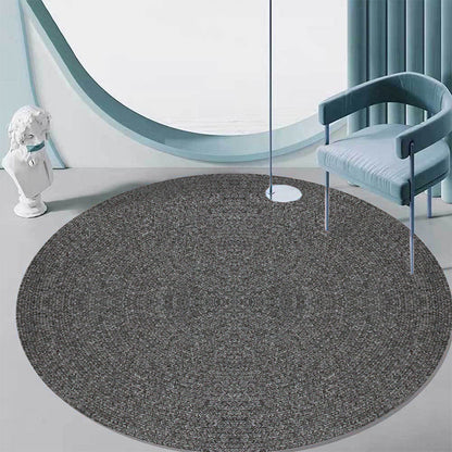 Countryside Plain Rug Polypropylene Rug Non-Slip Backing Washable Pet Friendly Carpet for Home