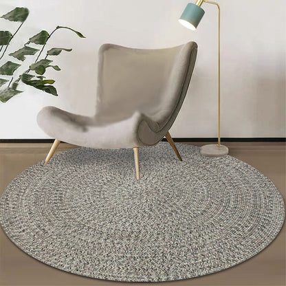 Countryside Plain Rug Polypropylene Rug Non-Slip Backing Washable Pet Friendly Carpet for Home