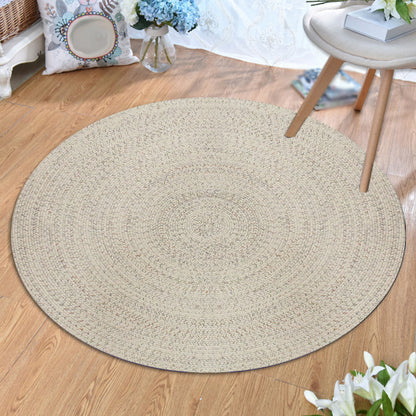 Countryside Plain Rug Polypropylene Rug Non-Slip Backing Washable Pet Friendly Carpet for Home