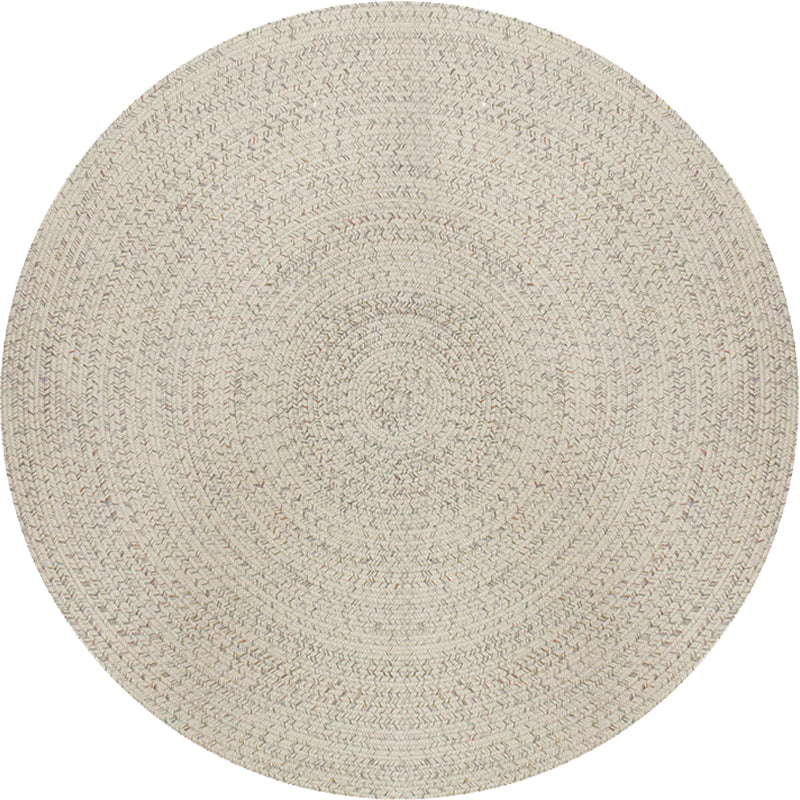 Countryside Plain Rug Polypropylene Rug Non-Slip Backing Washable Pet Friendly Carpet for Home