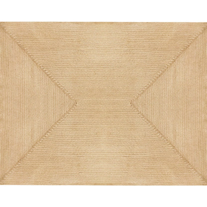 Brown Plain Rug Jute Rural Rug Washable Anti-Slip Pet Friendly Area Rug for Living Room - Clearhalo - 'Area Rug' - 'Rug' - 1810754