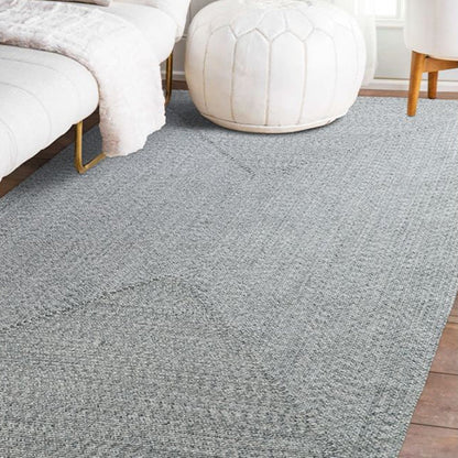 Casual Rustic Rug Silver Grey Plain Rug Washable Pet Friendly Reversible Carpet for Living Room - Clearhalo - 'Area Rug' - 'Rug' - 1810891