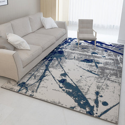 Multicolor Abstract Rug Polyester Industrial Rug Pet Friendly Washable Non-Slip Area Rug for Living Room - Clearhalo - 'Area Rug' - 'Rug' - 1811068