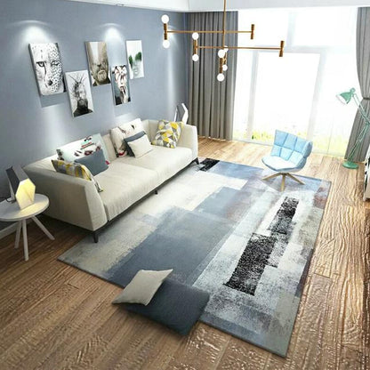 Multicolor Abstract Rug Polyester Industrial Rug Pet Friendly Washable Non-Slip Area Rug for Living Room - Clearhalo - 'Area Rug' - 'Rug' - 1811071