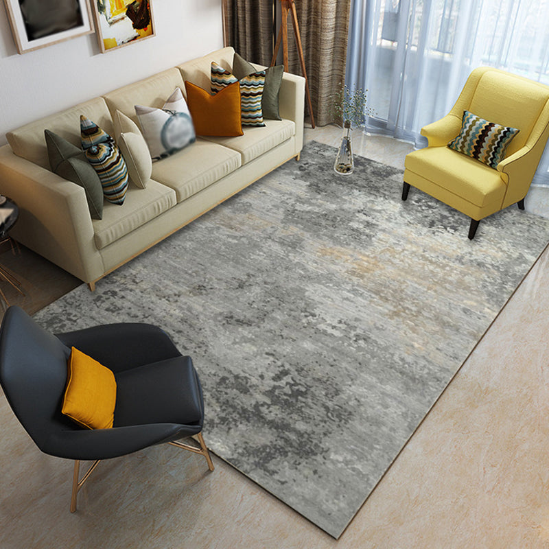 Industrial Abstract Rug Multicolor Polyester Rug Non-Slip Pet Friendly Washable Are Rug for Living Room - view 3