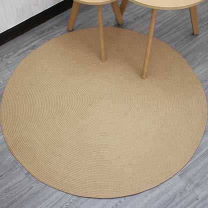 Simple Plain Rug Brown Rural Rug Jute Pet Friendly Washable Non-Slip Area Rug for Decoration Clearhalo 'Area Rug' 'Rug' 1811663