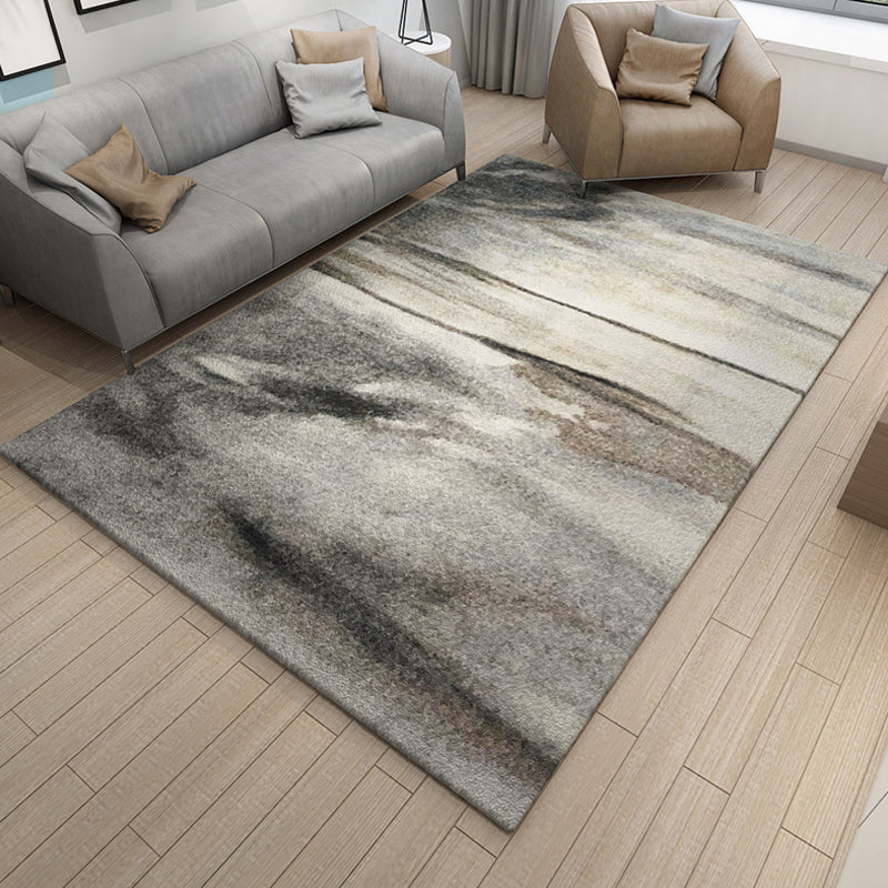 Multicolor Abstract Rug Polyester Industrial Rug Pet Friendly Washable Non-Slip Area Rug for Living Room - Clearhalo - 'Area Rug' - 'Rug' - 1812139