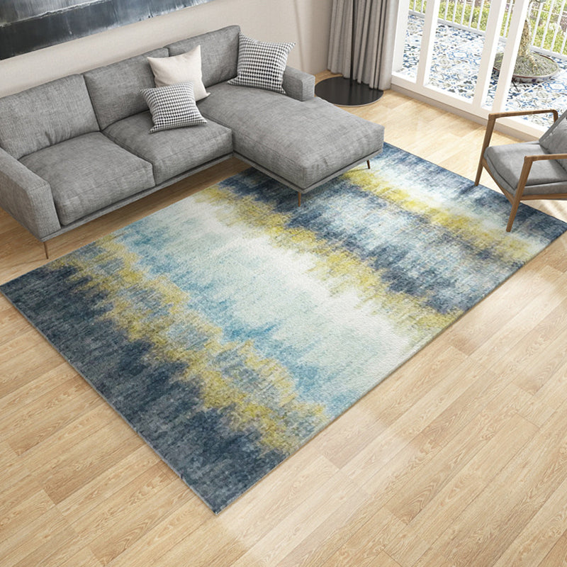 Multicolor Living Room Rug Industrial Abstract Rug Polyester Washable Anti-Slip Backing Pet Friendly Carpet - Clearhalo - 'Area Rug' - 'Rug' - 1812140