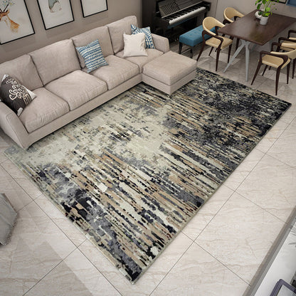 Multicolor Living Room Rug Industrial Abstract Rug Polyester Washable Anti-Slip Backing Pet Friendly Carpet - Clearhalo - 'Area Rug' - 'Rug' - 1812147