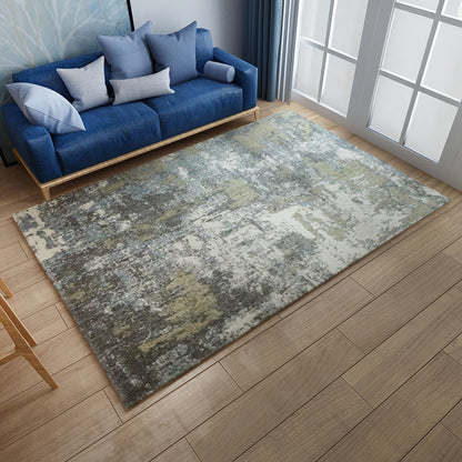 Multicolor Living Room Rug Industrial Abstract Rug Polyester Washable Anti-Slip Backing Pet Friendly Carpet - Clearhalo - 'Area Rug' - 'Rug' - 1812148