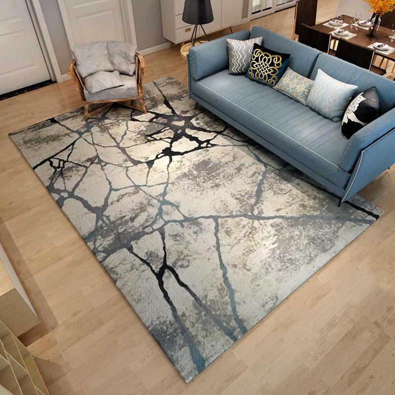 Multicolor Living Room Rug Industrial Abstract Rug Polyester Washable Anti-Slip Backing Pet Friendly Carpet - Clearhalo - 'Area Rug' - 'Rug' - 1812149