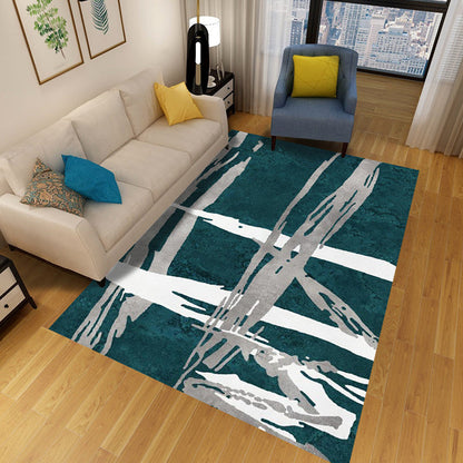 Multicolor Abstract Rug Polyester Industrial Rug Pet Friendly Washable Non-Slip Area Rug for Living Room - Clearhalo - 'Area Rug' - 'Rug' - 1812204