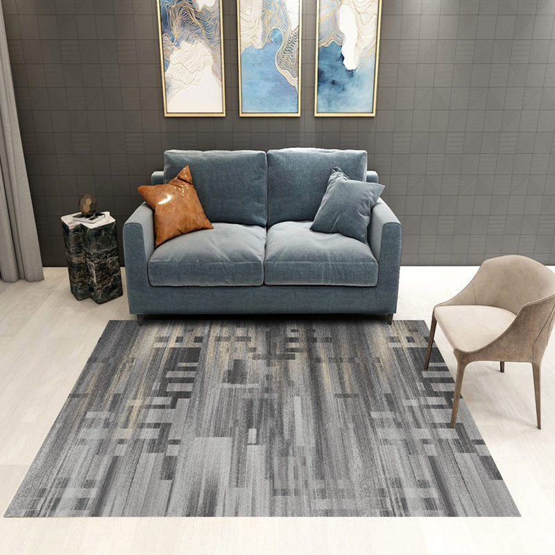 Multicolor Abstract Rug Polyester Industrial Rug Pet Friendly Washable Non-Slip Area Rug for Living Room - Clearhalo - 'Area Rug' - 'Rug' - 1812212