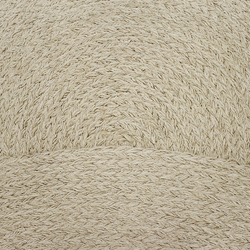 Casual Plain Rug Beige Rural Rug Jute Pet Friendly Washable Non-Slip Area Rug for Decoration - Clearhalo - 'Area Rug' - 'Rug' - 1812261