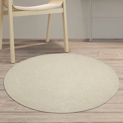 Beige Living Room Rug Rustic Solid Color Rug Sisal Washable Anti-Slip Backing Pet Friendly Carpet - Beige - Clearhalo - 'Area Rug' - 'Rug' - 1812321