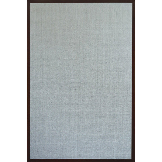 Grey Living Room Rug Rustic Solid Color Rug Sisal Washable Anti-Slip Backing Pet Friendly Carpet