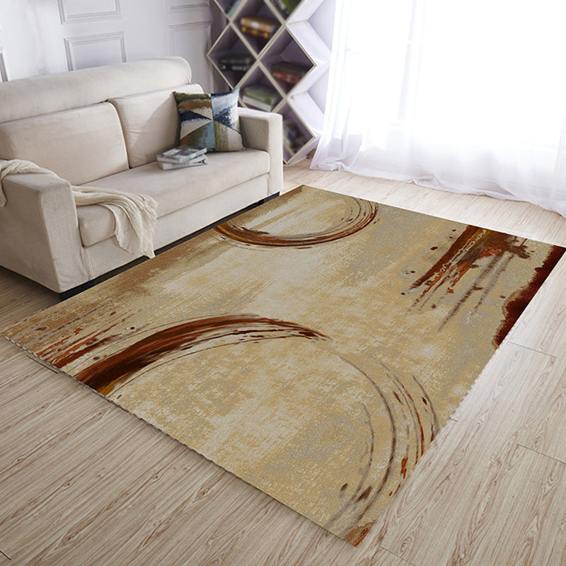 Multicolor Living Room Rug Industrial Abstract Rug Polyester Washable Anti-Slip Backing Pet Friendly Carpet - Clearhalo - 'Area Rug' - 'Rug' - 1812522