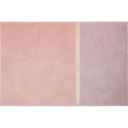 Pink Living Room Rug Modernist Colorblock Rug Chenille Washable Anti-Slip Backing Pet Friendly Carpet - Clearhalo - 'Area Rug' - 'Rug' - 1812603