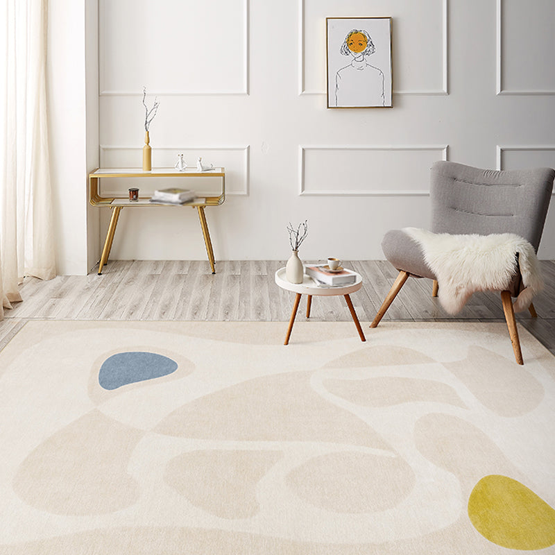 Multicolor Drawing Room Rug Contemporary Colorblock Rug Chenille Anti-Slip Backing Pet Friendly Area Carpet - Light Brown - Clearhalo - 'Area Rug' - 'Rug' - 1812637
