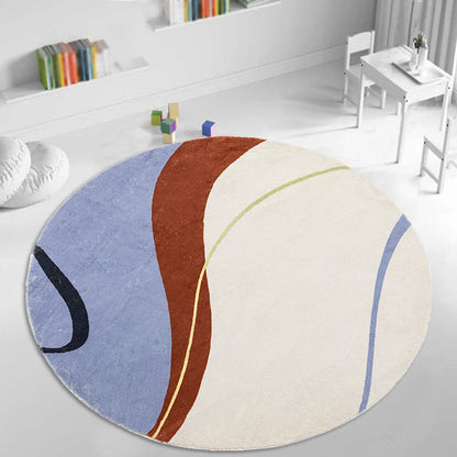 Stylish Colorblock Rug Multicolor Minimalist Rug Polyester Pet Friendly Washable Non-Slip Area Rug for Bedroom Clearhalo 'Area Rug' 'Rug' 1812689