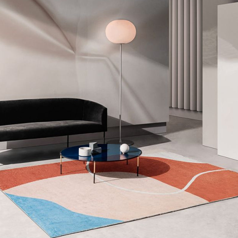 Multi-Colored Drawing Room Rug Modern Colorblock Rug Polyester Pet Friendly Carpet - Clearhalo - 'Area Rug' - 'Rug' - 1812760