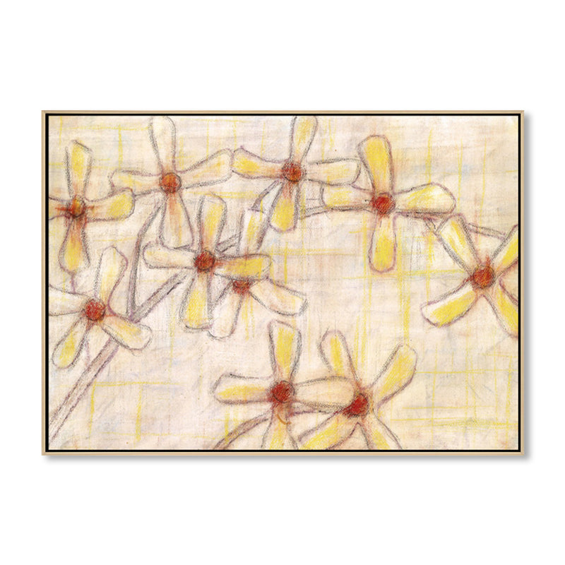Flower Canvas in Brown for Bedroom - view 4
