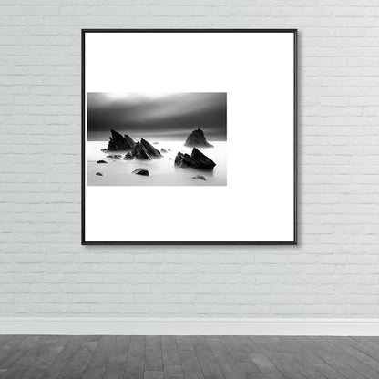 Dark Retro Wall Art Photographic Print Scenery Canvas for Bedroom, Multiple Size Options