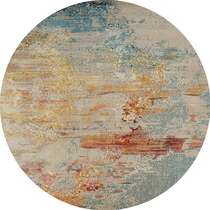 Multicolor Industrial Indoor Rug Polyester Abstract Rug Pet Friendly Washable Non-Slip Area Rug for Living Room - Clearhalo - 'Area Rug' - 'Rug' - 1869944