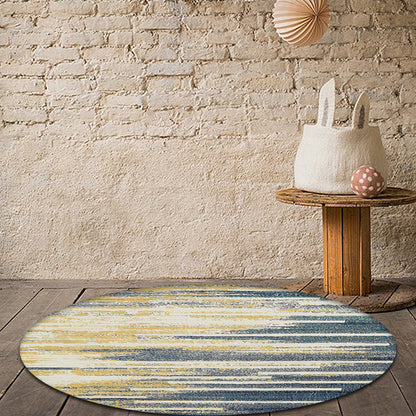 Multicolor Industrial Indoor Rug Polyester Abstract Rug Pet Friendly Washable Non-Slip Area Rug for Living Room - Yellow - Clearhalo - 'Area Rug' - 'Rug' - 1869950