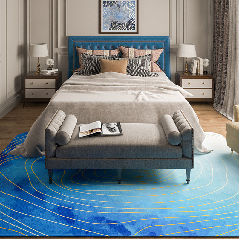 Enchanting Abstract Rug Bright Color Novelty Area Carpet Synthetics Washable Rug for Living Room