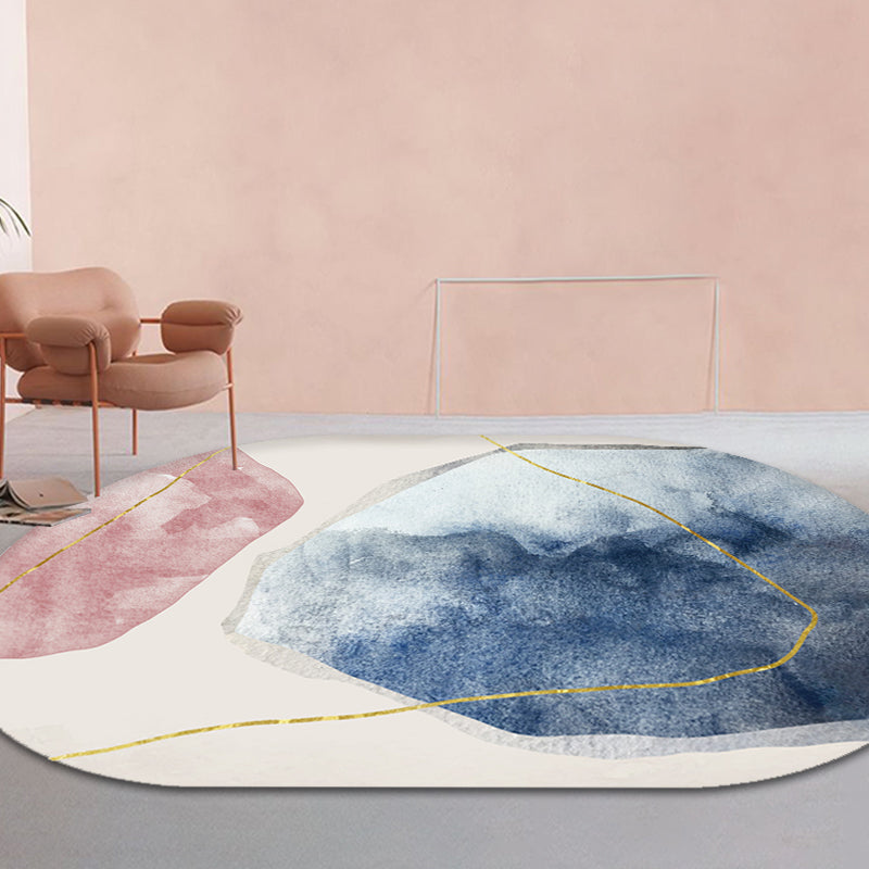 Soft Color Block Ombre Rug Polypropylene Nordic Area Carpet Stain Resistant Rug for Home Decoration Clearhalo 'Area Rug' 'Rug' 1898722