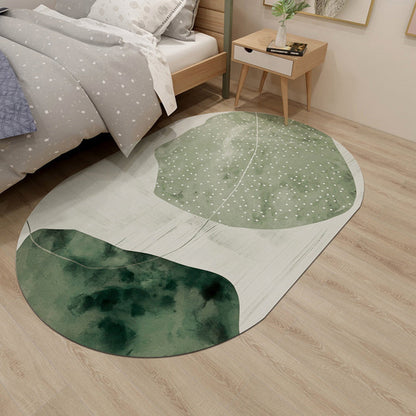 Soft Color Block Ombre Rug Polypropylene Nordic Area Carpet Stain Resistant Rug for Home Decoration Green Clearhalo 'Area Rug' 'Rug' 1898729