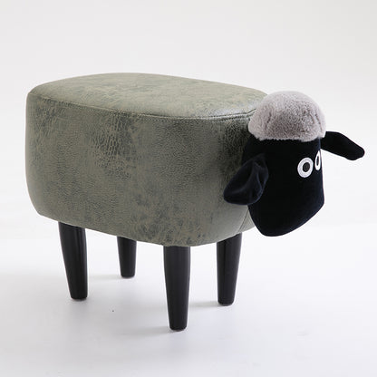 Feblilac Sean The Sheep Tech Fabrics Footstool Vanity Chair