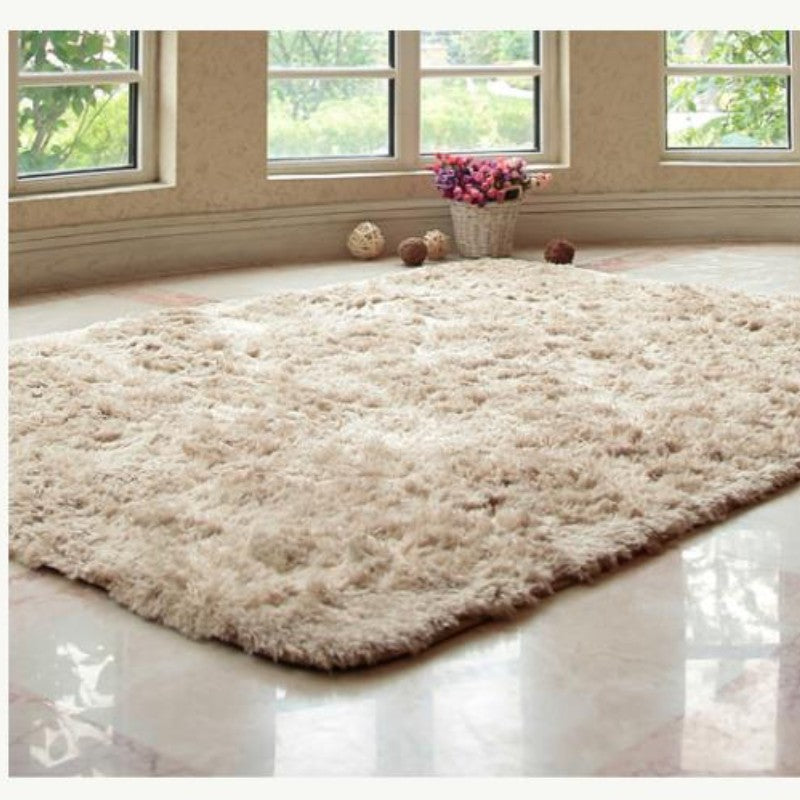 Feblilac Rectangular Solid Khaki Tufted Bath Mat - view 2
