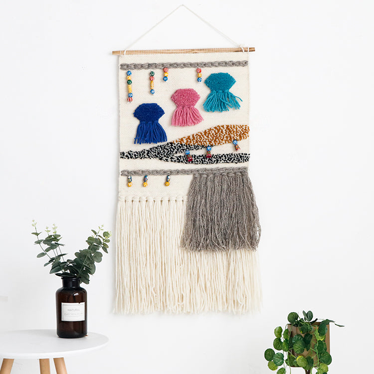 Feblilac Northern Europe Style Tassel Tufted Tapestry - view 20