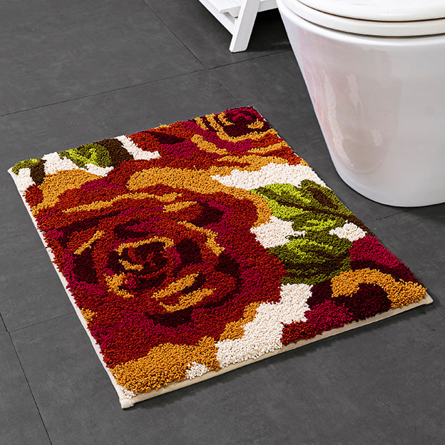 Traditional Rose Bath Mat - Feblilac® Mat