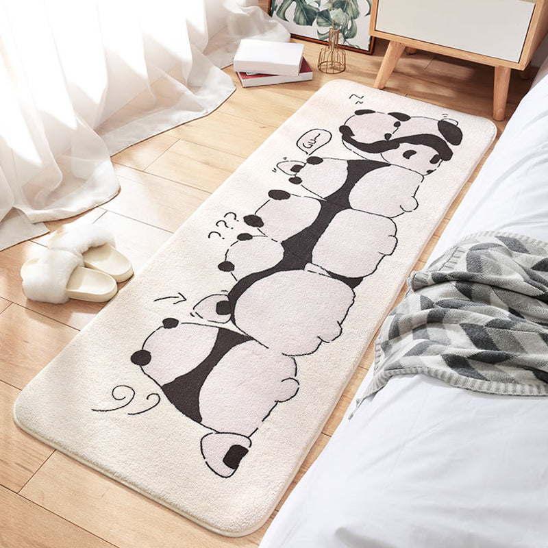 Novelty Cartoon Rug Colorful Animal Patterned Rug Pet Friendly Non-Slip Carpet for Baby Room