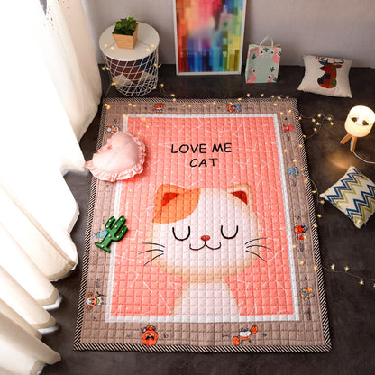 Lovely Cartoon Rug Bright Color Animal Indoor Rug Washable Anti-Slip Area Carpet for Nursery - Light Orange - 4'11" x 6'7" - Clearhalo - 'Area Rug' - 'Rug' - 1927757