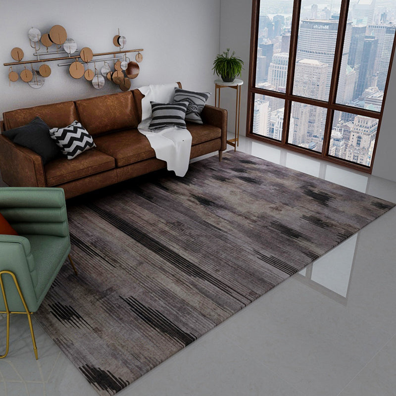 Dark Cyberpunk Style Rug Polypropylene Tie Dye Printed Abstract Rug Non-Slip Backing Washable Carpet for Room - view 3
