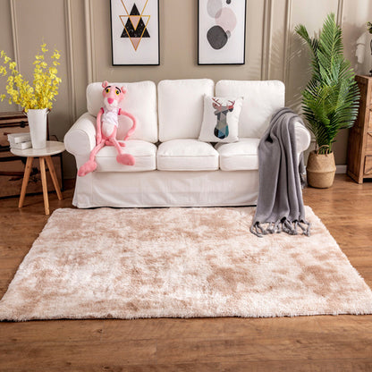 Creative Rust Metal Look Rug Pastel Color Industrial Rug Synthetics Non-Slip Backing Easy Care Carpet for Home