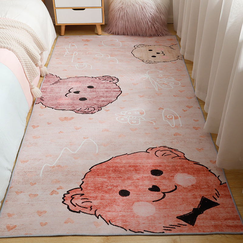 Lovely Cartoon Rug Soft Color Fairy Tale Carpet Machine Wash Anti-Slip Rug for Child Bedroom - Brown - Clearhalo - 'Area Rug' - 'Rug' - 1932081